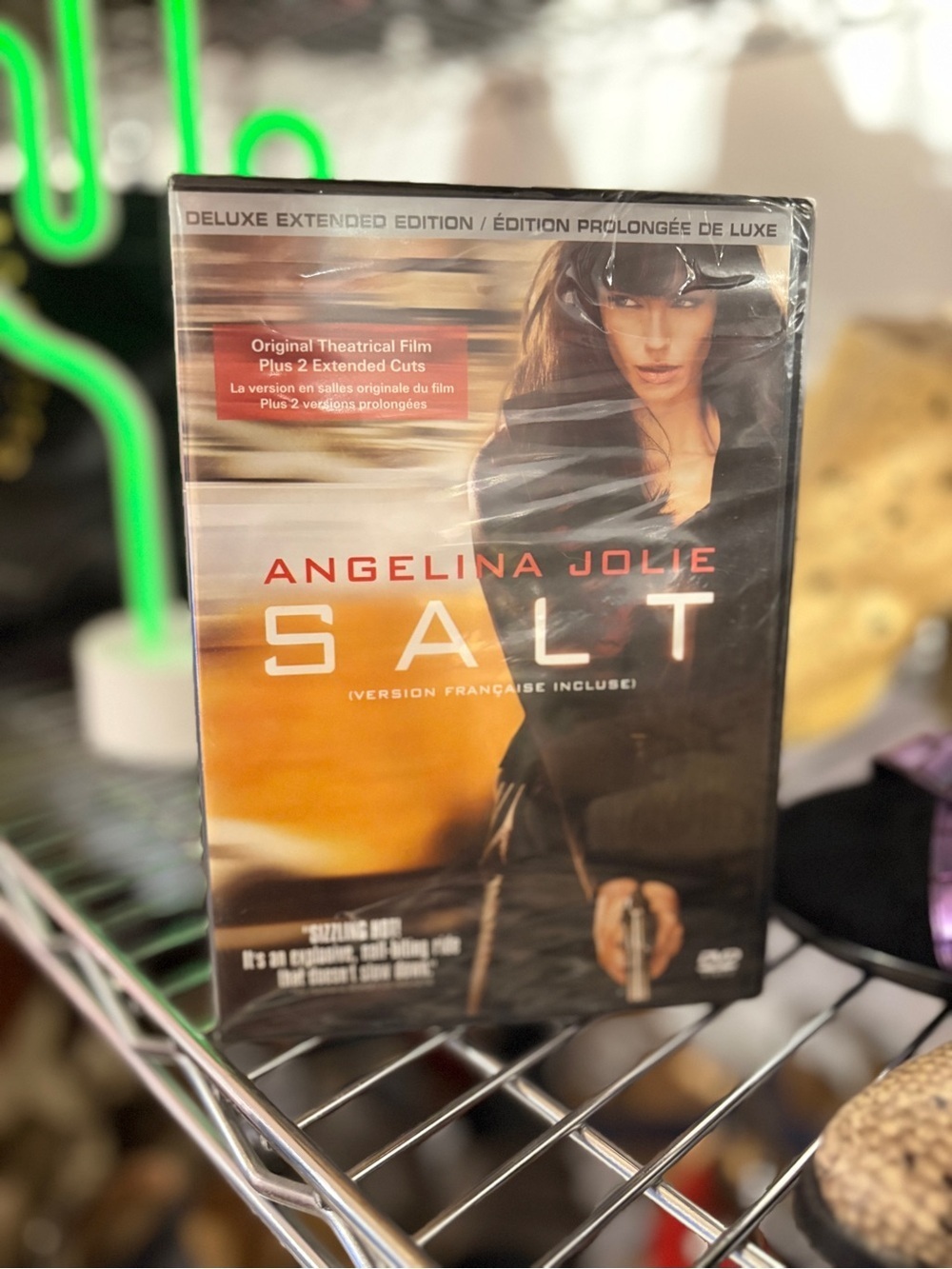 Salt DVD Angelina Jolie Deluxe Extended Edition - New Sealed - 2 Unrated Cuts